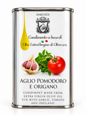 Oliwa Marchesi Aglio Pomodoro e Origano 250ml